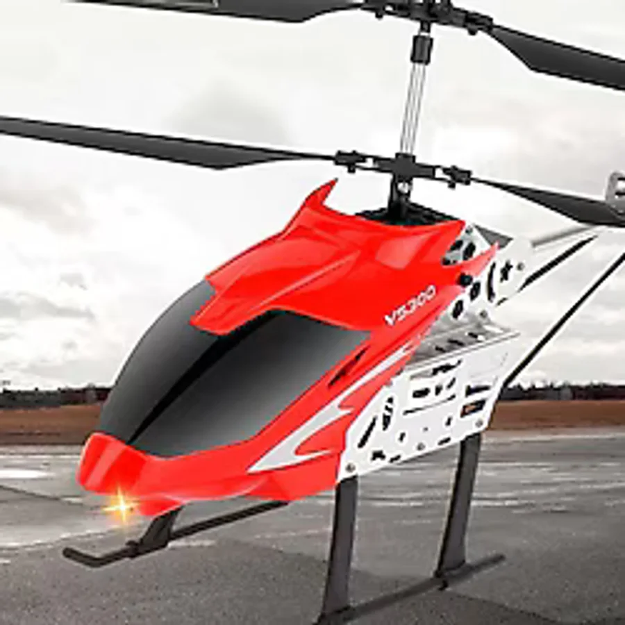 Uzaktan Kumandalı Şarjlı ve Işıklı Elektrikli RC Çocuk Helikopteri 50 cm - Kırmızı