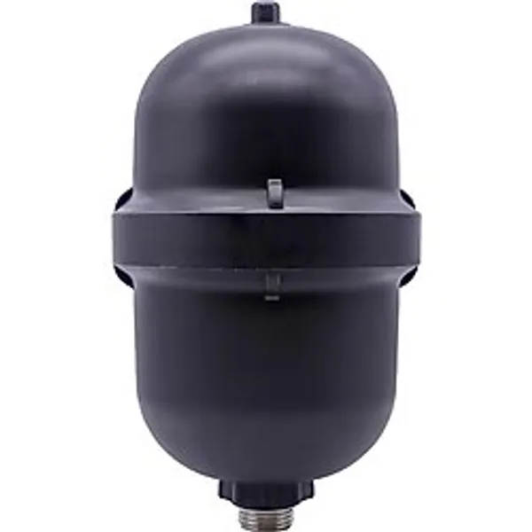 Uzman 2 Litre Karavan Hidroforu Genleşme Tankı 95 °C Plastik Patlamayan Tank - Siyah (247)