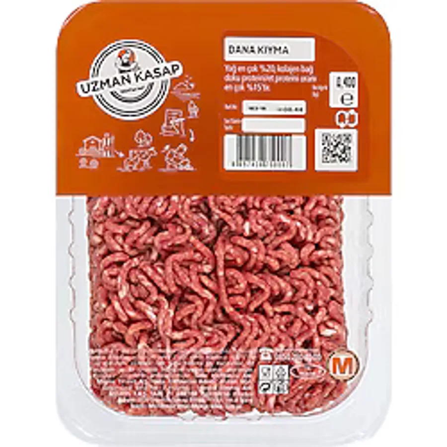 Uzman Kasap 400 gr Dana Kıyma