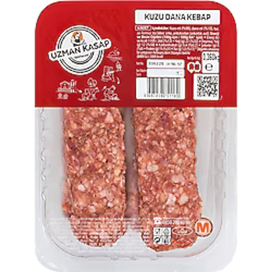 Uzman Kasap Kuzu Dana Kebap 360 gr