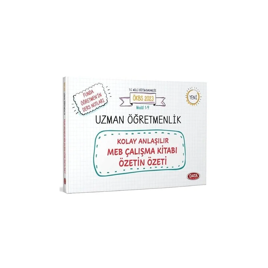 Uzman Öğretmenlik Kolay Anlaşılır MEB Çalışma Kitabı Özetin Özeti