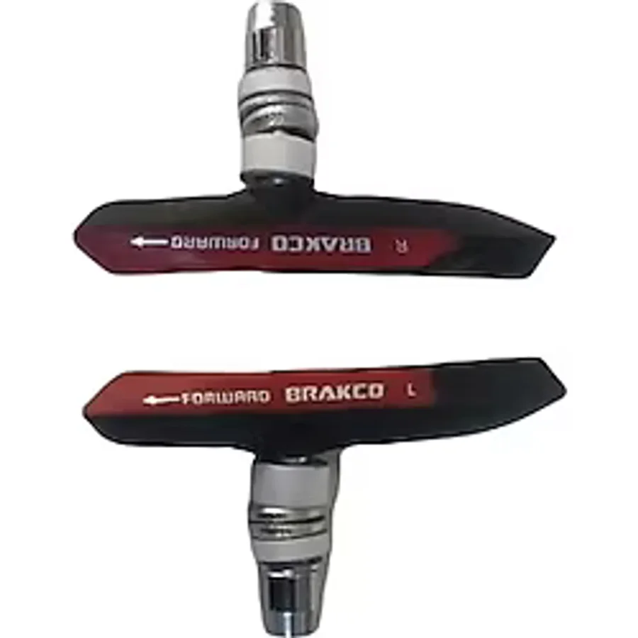 V Brake Fren Pabucu - 4 Mevsim Kırmızı / Siyah Brakco Taıwan 6007000041501