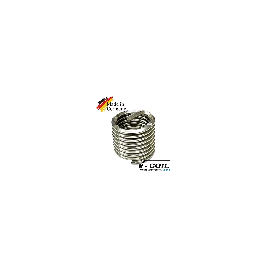 V-Coil M20x2 Helicoil Yay 2.5D (Yay Kapalı Uzunluğu 40mm) - 25 Adet