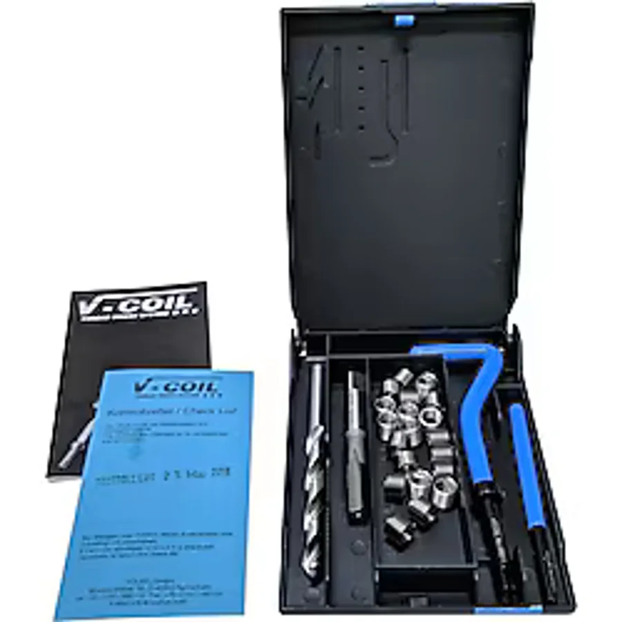 V-Coil UNF 1/4"-28 Helicoil Seti Diş Tamir Takımı