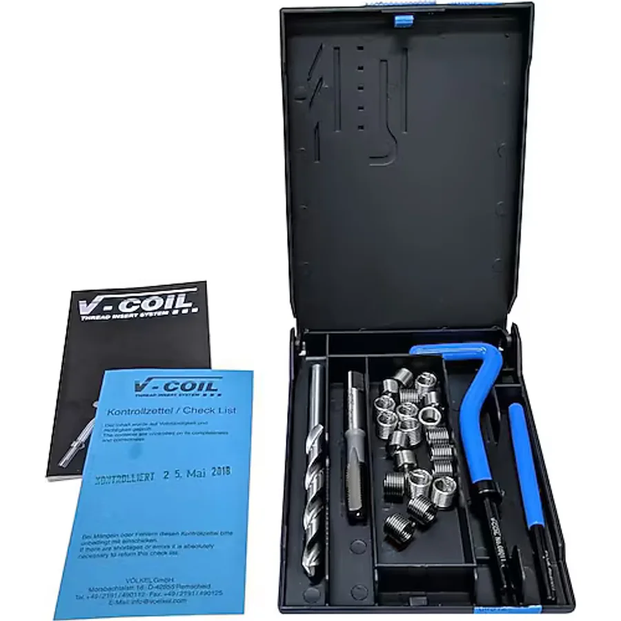 V-Coil UNF 1/4"-28 Helicoil Seti Diş Tamir Takımı