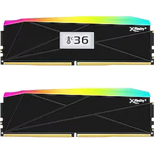 V-Color Manta XFinity+ OLED ARGB 32GB (2x16GB) DDR5 6400MHz CL32 1.4V, Intel XMP 3.0, SK Hynix IC, Siyah Masaüstü Bellek RAM / OTMXFL1664832WWK