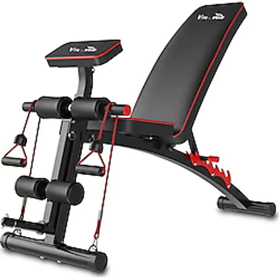 V-Fit D208 Katlanabilir Mekik ve Ağırlık Sehpası