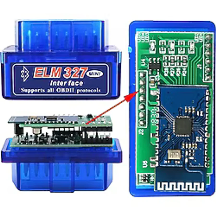 V1.5 ÇİFT ANAKART ELM327 Bluetooth Pic18F25K80 Destekli Ddt4All