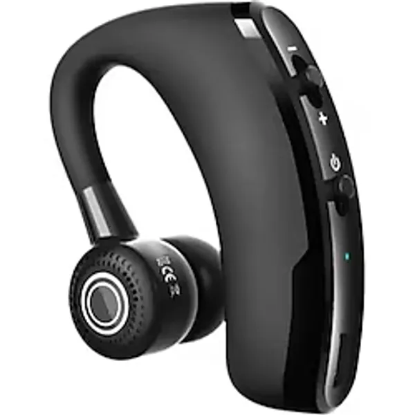 V8 Bluetooth Kulaklık Kablosuz Stereo Hd Kulaklıklar V9 Bluetooth Eller Araç Kiti iPhone Samsung Huawei Telefon İçin Mic ile - Siyah