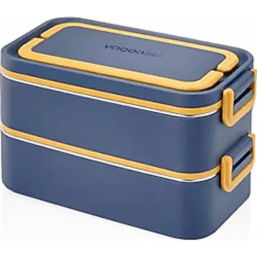 Vagonlife 2000 ML 2 Kat Paslanmaz Çelik Çorba Kaseli Bento Lunch Box Yeni Nesil Sefer Tası -FFLBOX01029