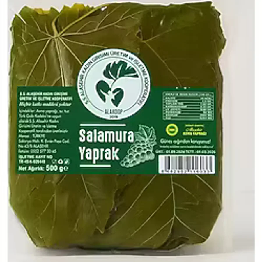 VAKUMLU SALAMURA YAPRAK(500 gr)