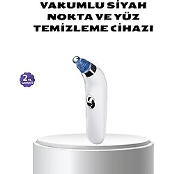 Vakumlu Siyah Nokta Temizleme Cihazı - 5 Kademe Güç ve 4 Başlıklı Derin Cilt Bakımı - Lisinya
