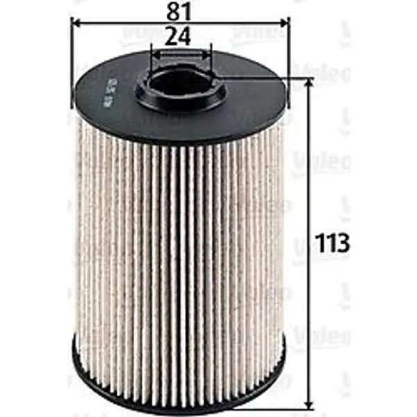 Valeo Yakıt Filtresi Mazot Ford Mondeo Iv Turnıer 2.0 Tdcı Valeo 587928