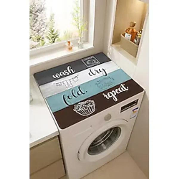 Valerine Life Çamaşır ve Kurutma Makinesi Üstü Düzenleyici Matı Örtüsü Kaymaz Sıvı Geçirmez (27CMD251014)