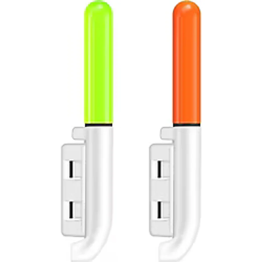 Valkyrie 2 Adet Şarjlı Led Kamış Olta Ucu Işığı Su Geçirmez Usb Evrensel Uyumlu Gece Balıkçılığı