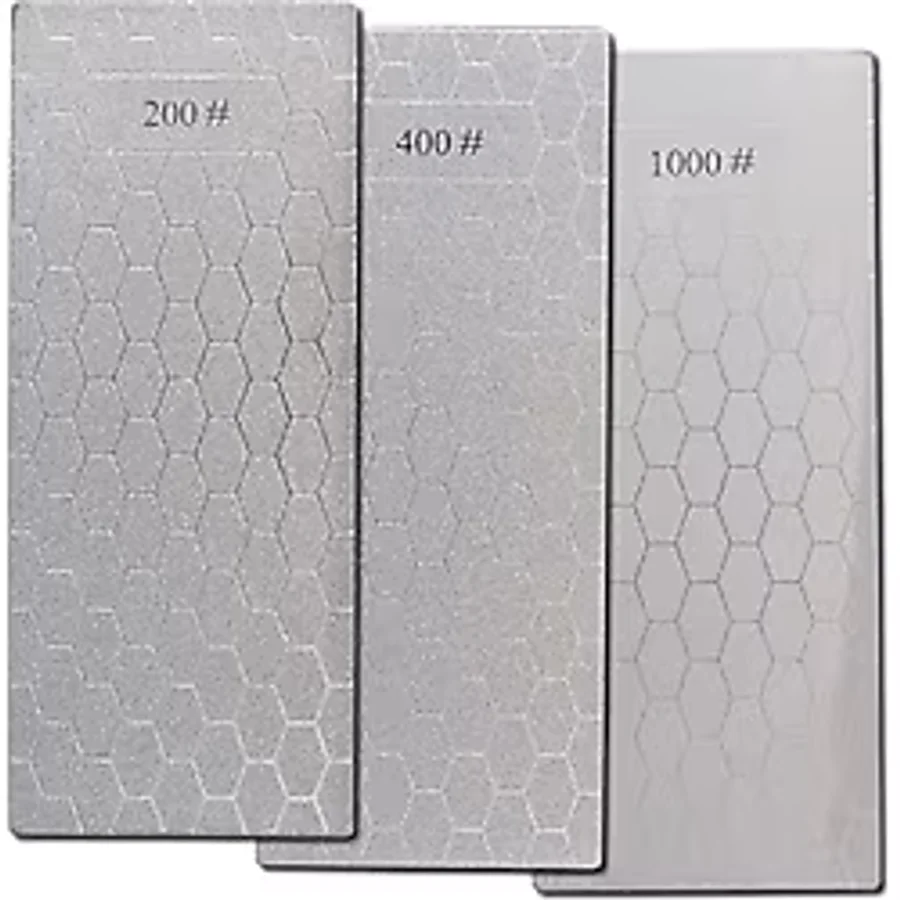 Valkyrie 3 Adet Elmas Biley Seti Bıçak Bileme Taşı Sulu Veya Susuz Biley Uzun Ömürlü Aşınmaz 200 400 1000 Grit