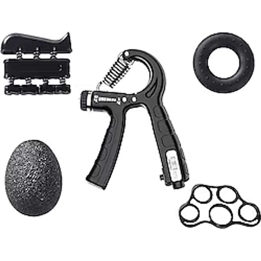Valkyrie 5-60kg El Parmak Bilek Güçlendirici Egzersiz Aleti 5li Set