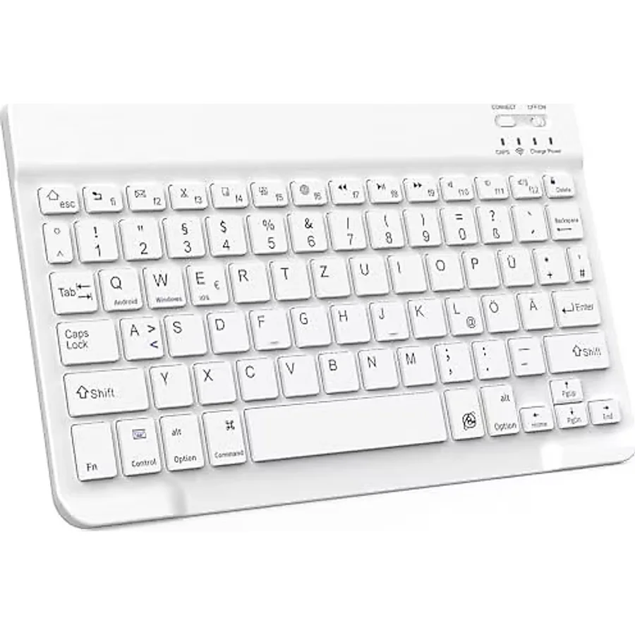 Valkyrie Bluetooth 10 inç Ios Windows Android Uyumlu Kablosuz Klavye - Türkçe - Şarjlı - Sessiz - Multimedia - Ultra İnce Siyah