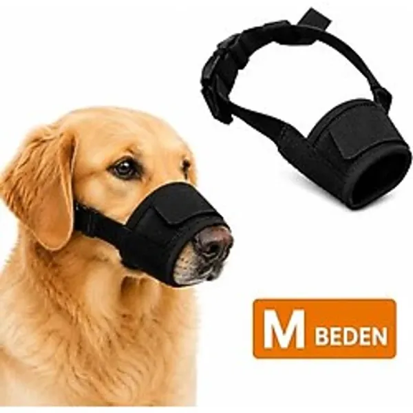 Valkyrie Köpek Ağızlığı M Beden Nefes Alabilir Fileli Ayarlanabilir Isırma Önleyici Yumuşak Siyah