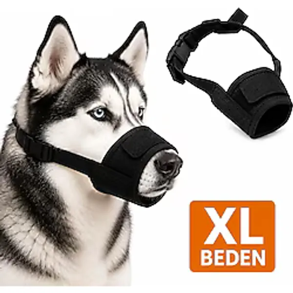 Valkyrie Köpek Ağızlığı Xl Beden Nefes Alabilir Fileli Ayarlanabilir Isırma Önleyici Yumuşak Siyah