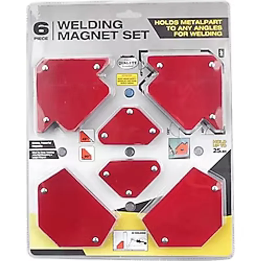 Valkyrie Mıknatıslı Manyetik Gönye Kaynak Tutucu 6'lı Set