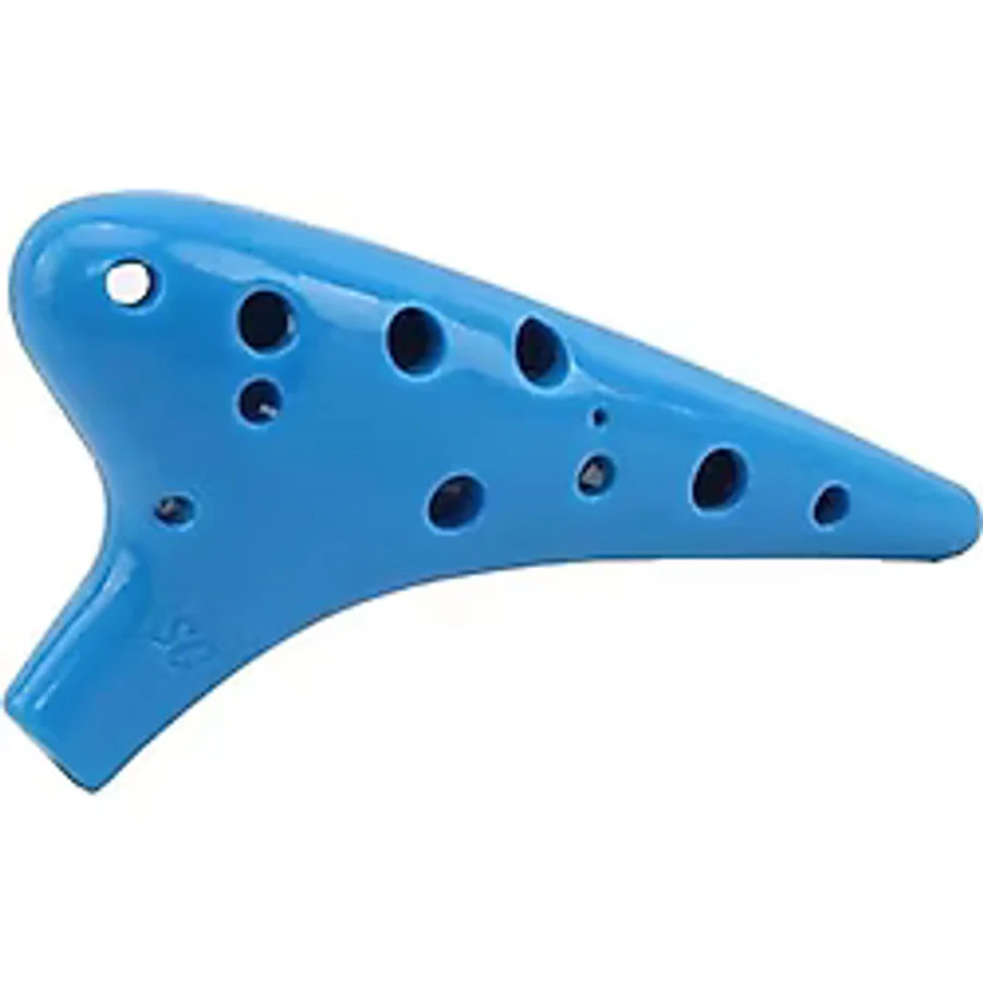 Valkyrie Ocarina 12 Delik Ocarina Alto C Ocarina Flüt Ocarina Sualtı Müzik Nefesli Enstrüman PEMBE