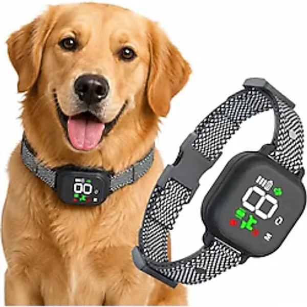 Valkyrie Otomatik Havlama Önleyici Köpek Eğitim Tasması Lcd Ekranlı Ip67 Su Geçirmez Usb Type-C Şarjlı