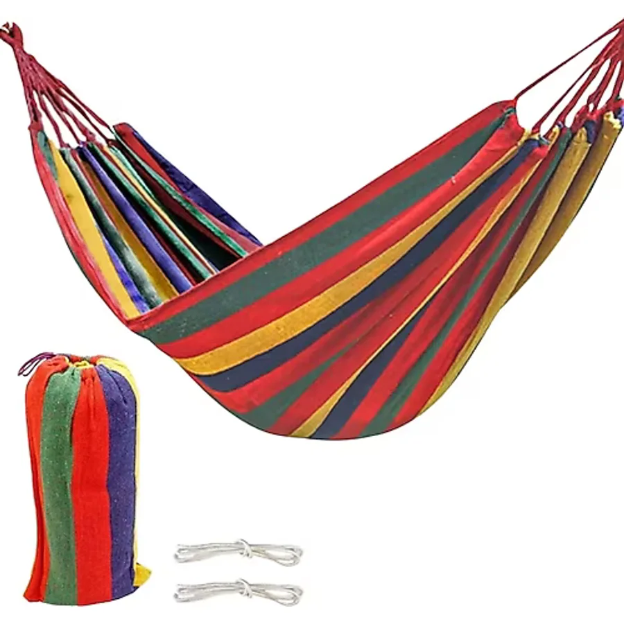 Valkyrie Tek Kişilik 240X80cm Çantalı Kanvas Hamak Çantalı