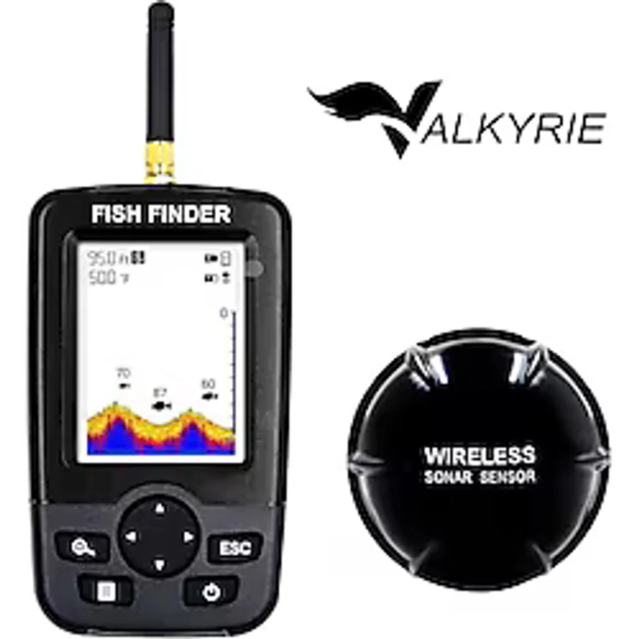 Valkyrie Wireless Akıllı Sonar Teknolojisi LCD Ekranlı Balık Bulucu