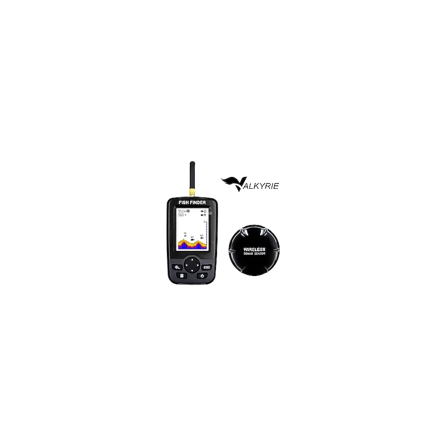 Valkyrie Wireless'li Sonar 100 mt Balık Bulucu