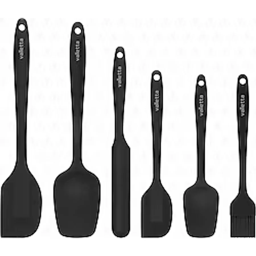Valletta VLT1016 Drongo Siyah 6'lı Spatula Seti