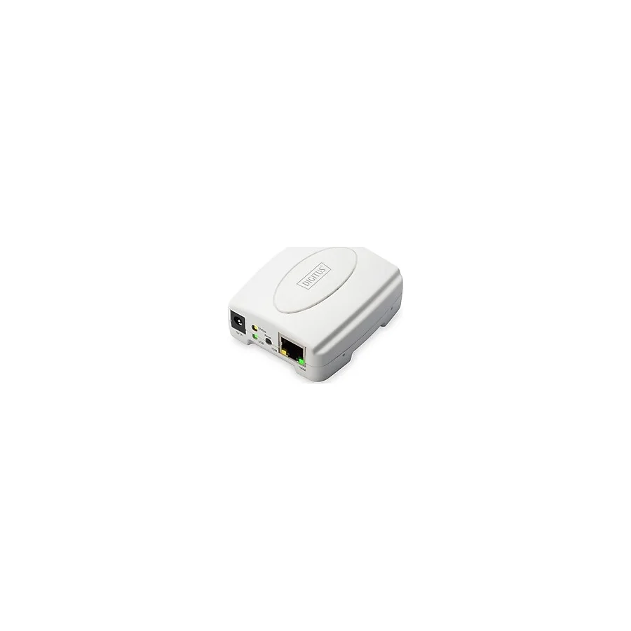 Valor Digitus 1 Port Fast Ethernet Print Server 1 x USB 2.0 Port 1 x RJ45 USB Print Ser