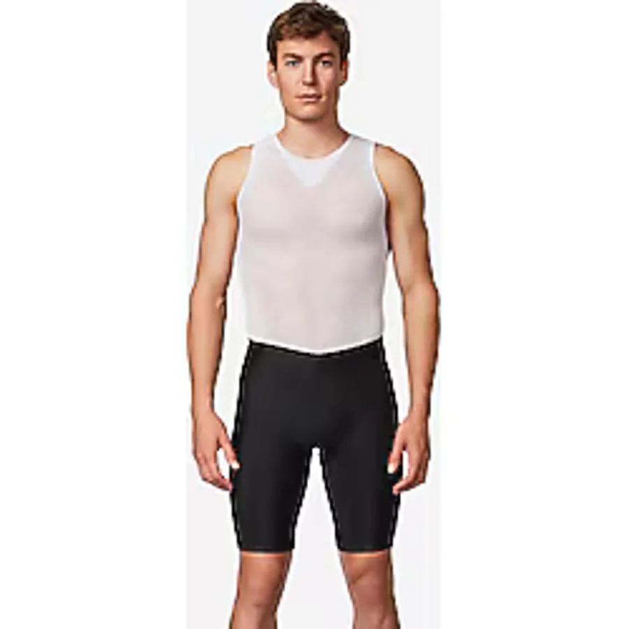 Van Rysel Discover Yastıklı Erkek Askısız Kısa Bisiklet Taytı Siyah Decathlon