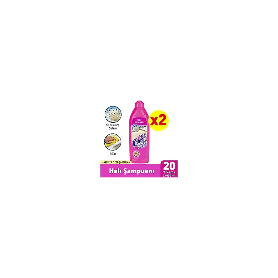 Vanish Halı Yıkama Şampuanı Elde 850 ml x 2 Adet