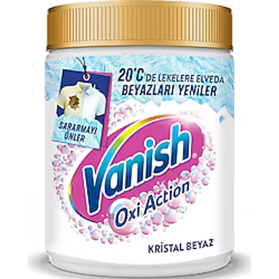 Vanish Multipower Oxi Action Beyazlar için Deterjan Güçlendirici ve Leke Çıkarıcı 480 gr