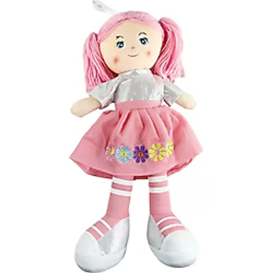 Vardem 37CM Bez Bebek Oyuncak - Açık Pembe