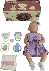Vardem Aksesuarlı 43 cm Gerçekçi Bebek KNG-902-5A