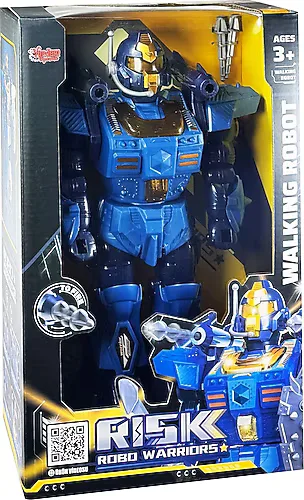 Vardem DF-6051 Işıklı ve Müzikli Roket Atan Pilli Savaşçı Robot