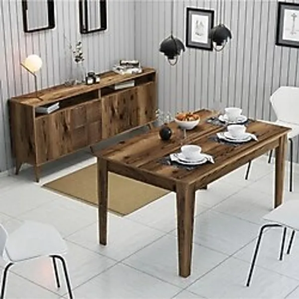 Variant Mobilya Variant Milan Yemek Odası Takımı - Ceviz