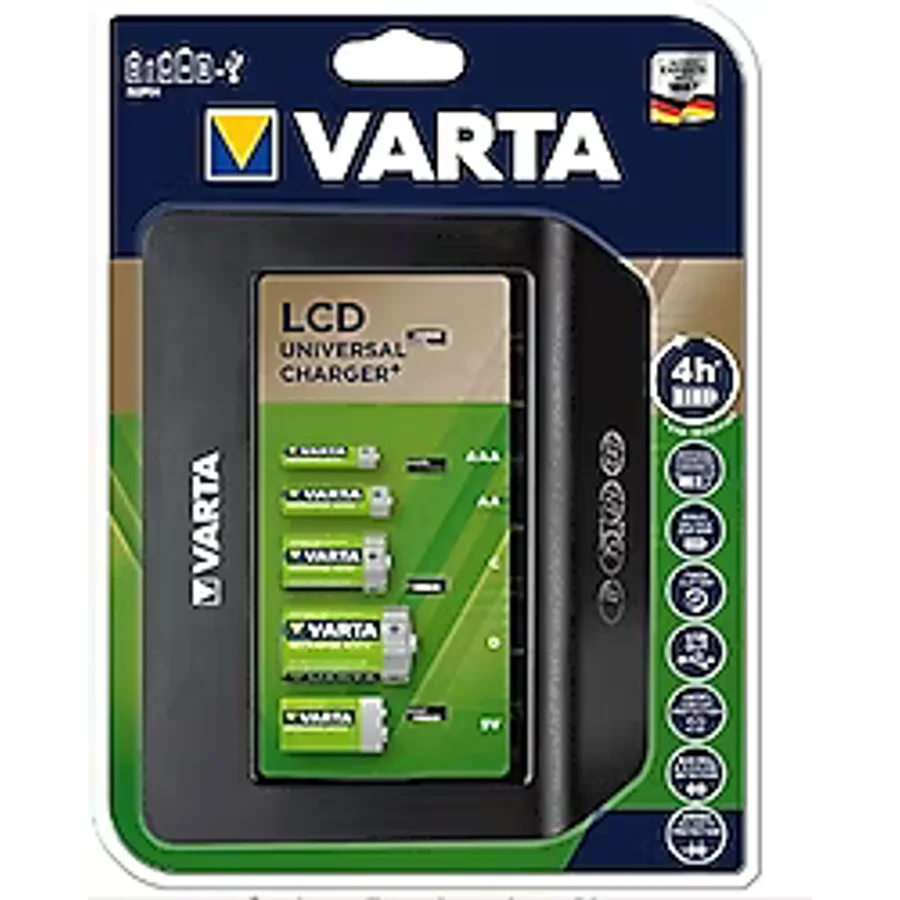 Varta 57688 LCD Universal USB Pil Şarj Cihazı