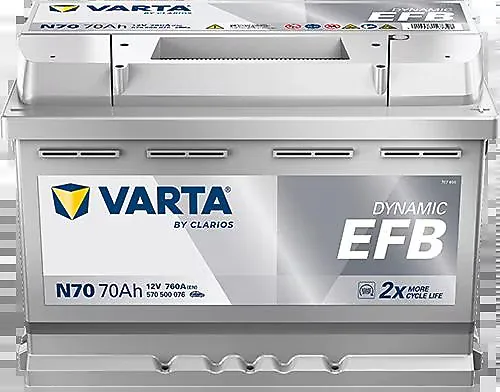 Varta Blue Dynamic N70 Start-Stop EFB 12 V 70 Ah 760 CCA Akü