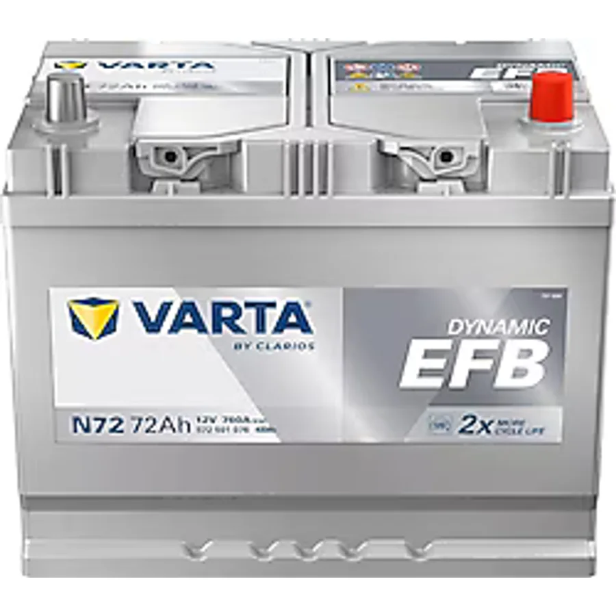 Varta Blue Dynamic N72 Start-Stop 12 V 72 Ah 760 CCA Akü