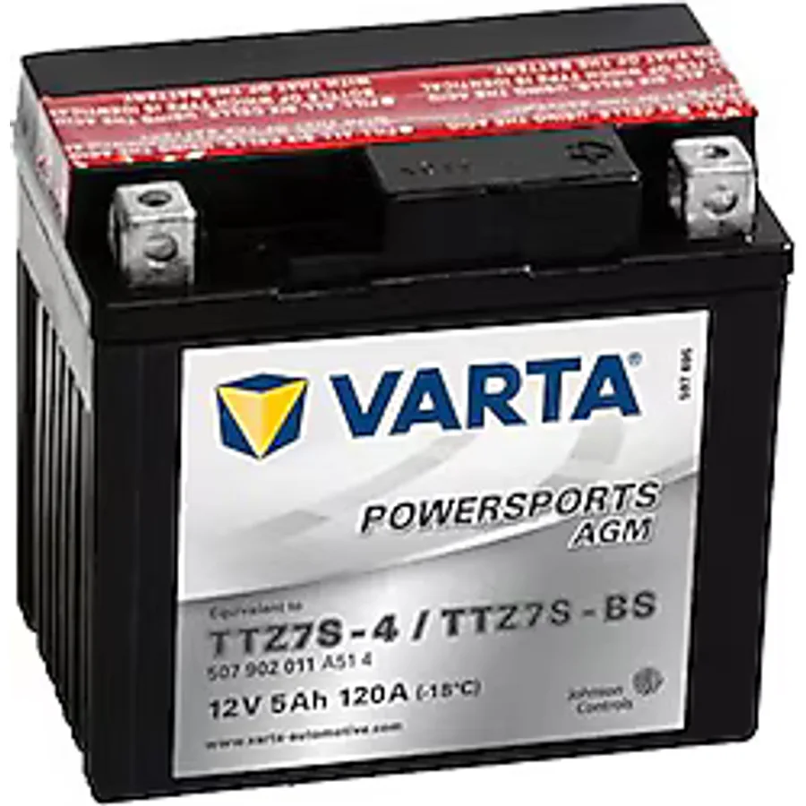 Varta Powersports AGM TTZ7S-BS 12 V 5 Ah Motosiklet Aküsü