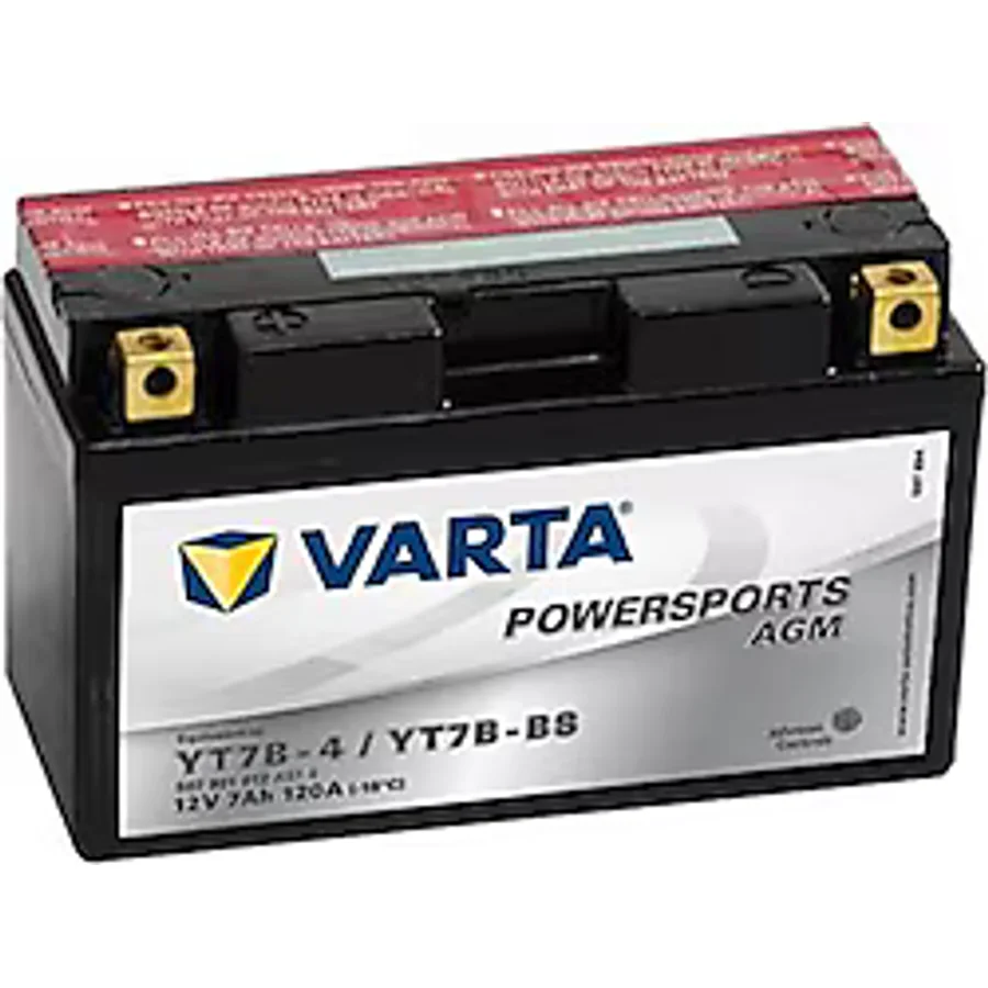Varta Powersports AGM YT7B-BS 12 V 7 Ah 120 A EN Motosiklet Aküsü