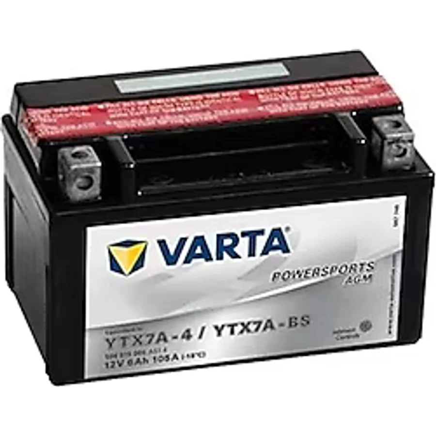 Varta Powersports AGM YTX7A-BS 12 V 6 Ah Motosiklet Aküsü