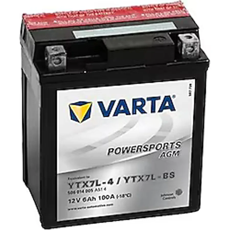 Varta Powersports AGM YTX7L-BS 12 V 6 Ah Motosiklet Aküsü