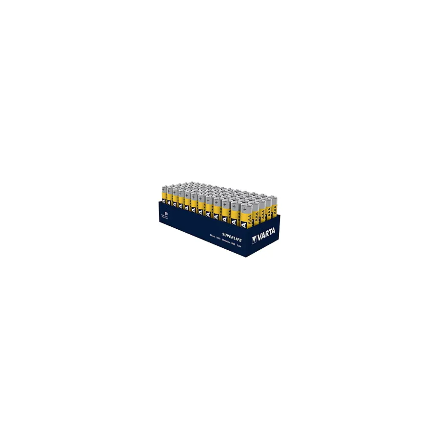 Varta Superlife 60'lı AAA İnce Kalem Pil