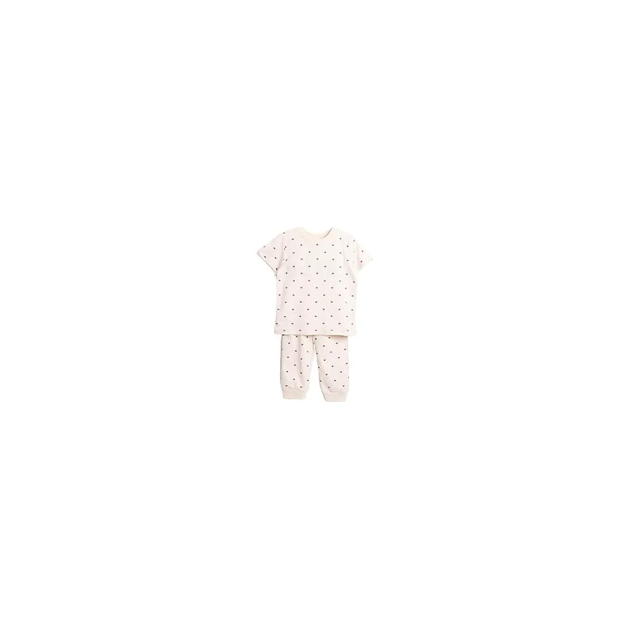 Vauva Desenli Çocuk Pijama Takımı (Bej, 2-3 Yaş)
