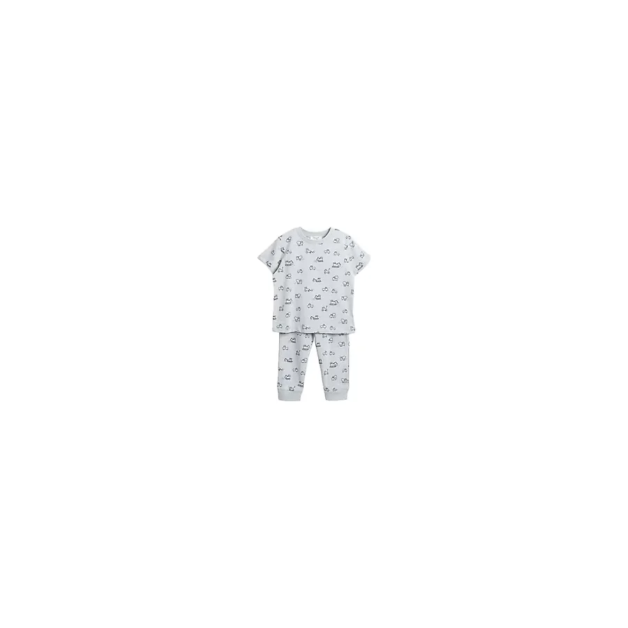 Vauva Desenli Çocuk Pijama Takımı (Mavi, 4-5 Yaş)