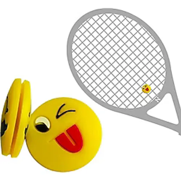 Vb-2 Helix Tenis Raketi Titresim Önleyici Çevre Dostu Silikon ile Rahat Oyun Deneyimi - Sarı
